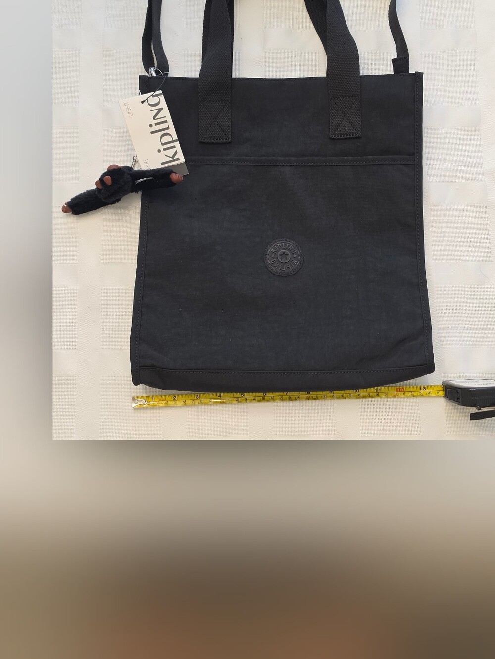 Kipling NWT Tote Bag Irana L Black tonal